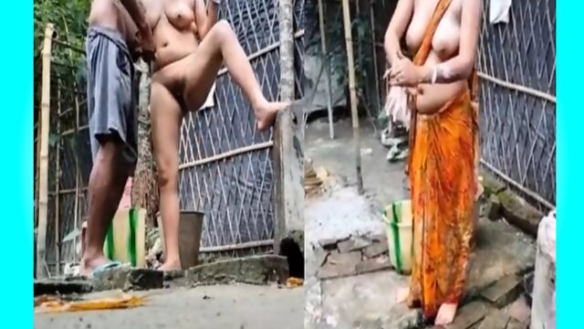 Indian House wife Birthing mms video