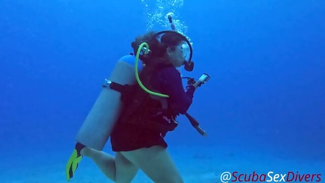 Fucking Under the Sea, Part 1 - We Almost Got Caught by a Group of Divers!