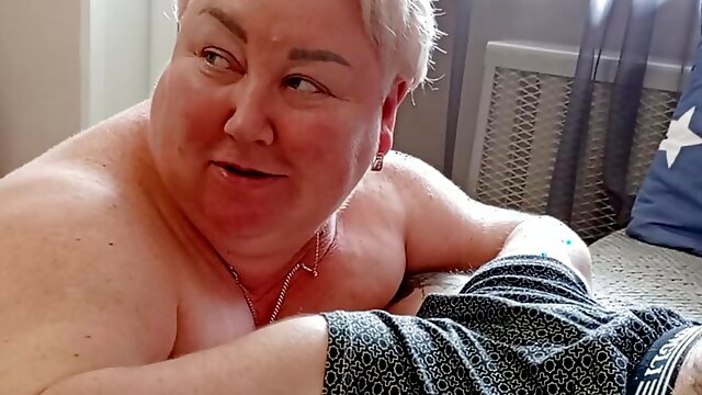 Blowjob from stepmom with big natural tits in homemade amateur video