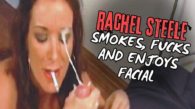 Smoking Fetish Blowjob, Rachel Steele, Mature Stockings, MILF