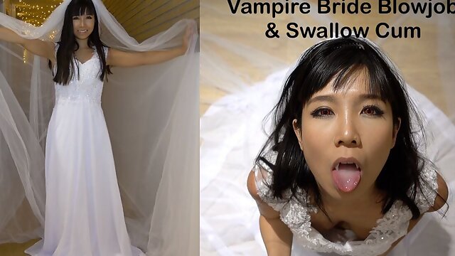 Cum In Mouth, Vampire, Dress, Cosplay, Wedding