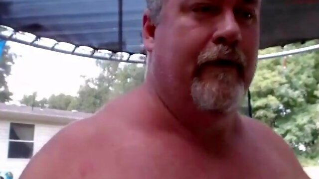 Naked Pool Dad 3