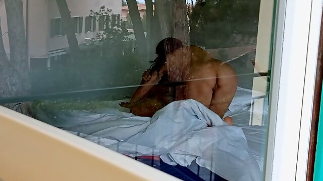 Neighbor Voyeur Window, Dick Flash, Caught