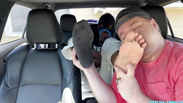 Shy Eddy Goes To A Snyft Ride With Matt To Get Foot Worship