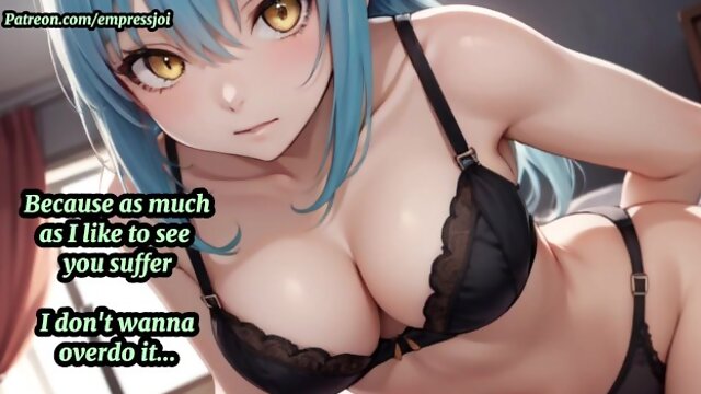 [HENTAI JOI] Cum To Being Smothered (breath play, femdom, humiliation)