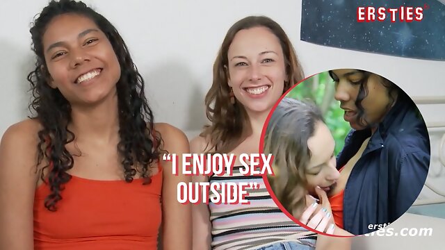 Ersties - Abbygale & Caroline Have Lesbian Fun in the Park