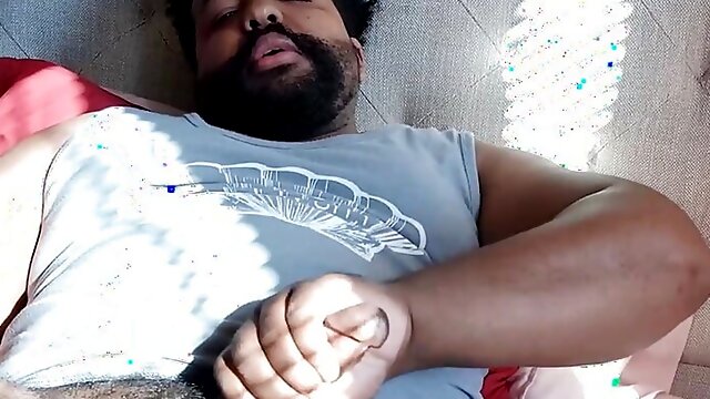 BBC Daddy Cums with a Mini Vibrator in His Ass