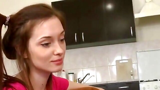 Juliya, Mega Sex, Watching And Masturbating, Skinny Cum In Mouth