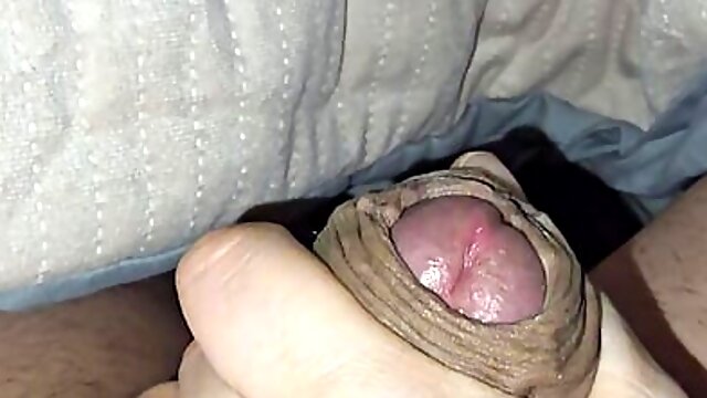 Step mom hand slip under blanket handjob step son dick