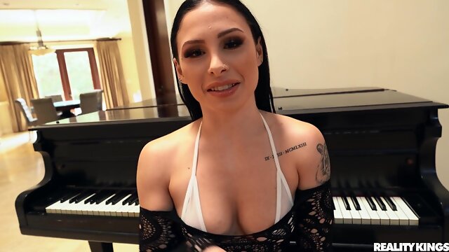 Lustful Mia Moore interracial crazy sex movie