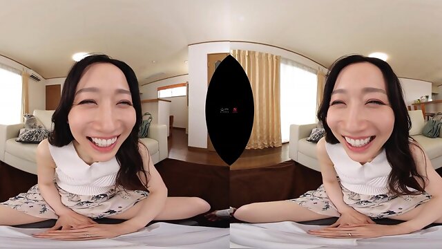 Amoral asian teen horny VR porn video