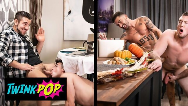 TWINKPOP - Dante Colle Video Calls His Bf Chris Damned Only To Find Out They Are Both Cheaters