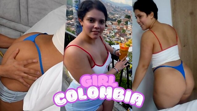 Horny tourist visits Medellin and ends up in a DELICIOUS FUCKING  Colombian babe