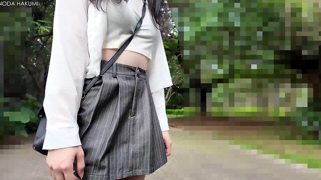 Crossdresser Outdoors, Chinese Cumshot, Shemale Walk, Park