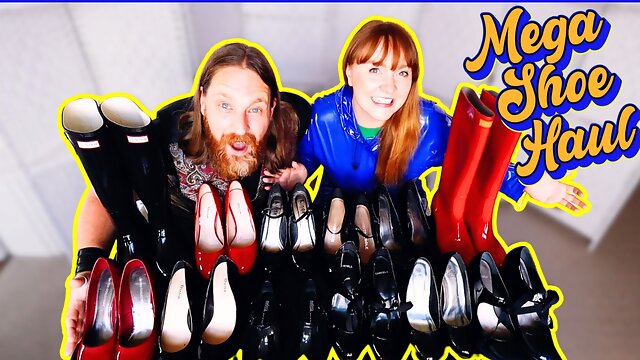 Try On Heels, Rubber Boots, Amateur Try On Haul