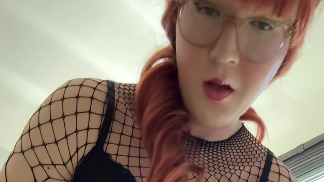 Femboy Tease, Glasses Solo, Punk, Nerd