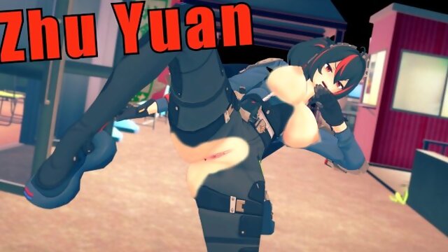 Officer Zhu Yuan get Creampied Hentai Zenless Zone Zero Uncensored