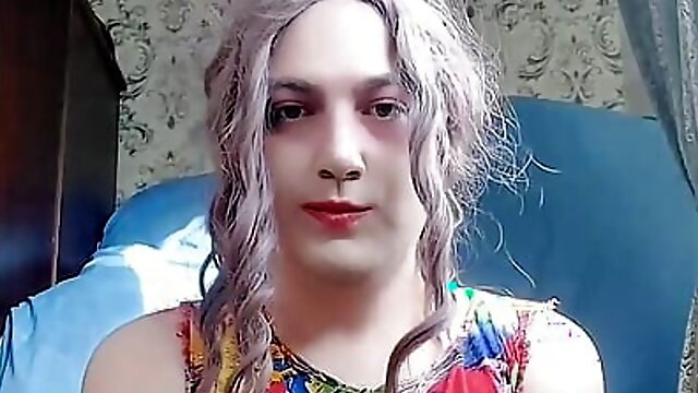 Crossdresser Sissy Boy, Big Ass, Ladyboy, First Time