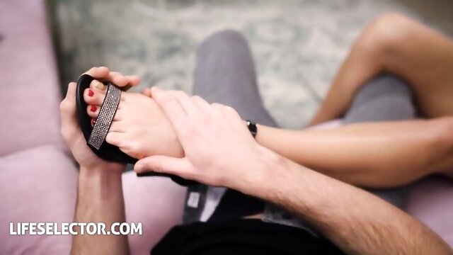 Blonde scene with blooming Angelika Grays and Angelika from Life Selector