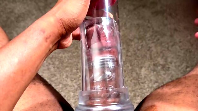 Using a Penis Pump On My Cock Leads to a Really Gooey Cumshot