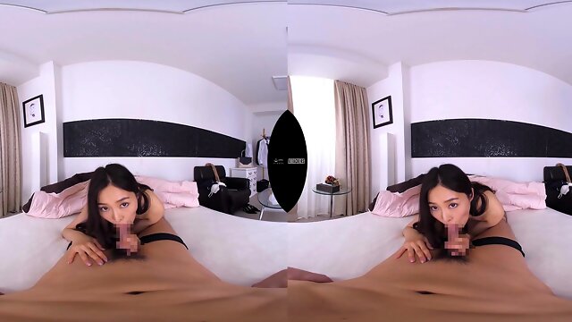 Asian horny harlot VR video