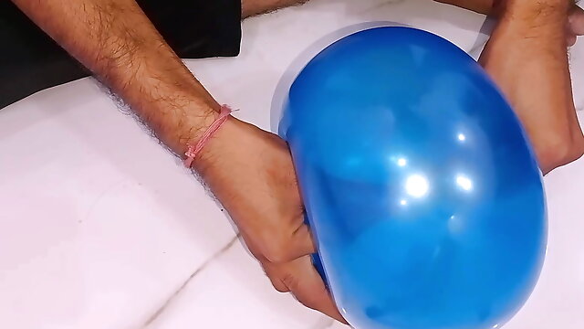 Balloon Sex At Home ( sex fake balloon toy sex )