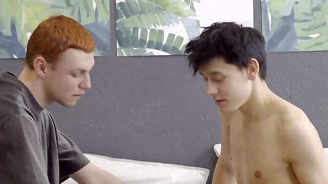 Active Ginger Twink Michael Slides His Hard Dick In Logan's Hole!