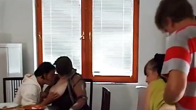 Mature bbw's fucked in fabulous orgy