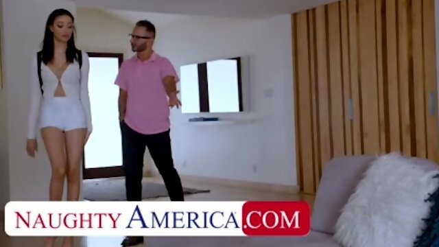  College Cutie Satisfies Her Sexual Cravings With Her Neighbor