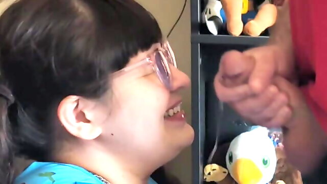 Cum On Face Chubby, Chubby Glasses, Cute Chubby, Father, Subtitled, Kinky