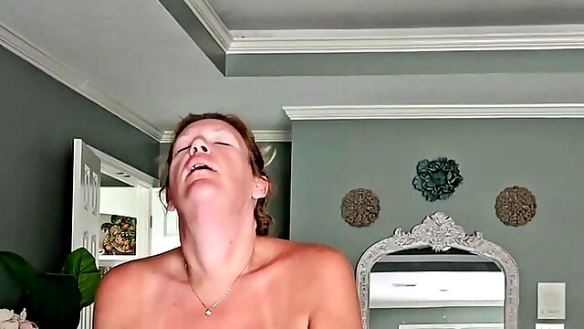 Neighbor Mom, Cheating Mom, Make Him Cum, Homemade, Nipples, Creampie, Orgasm