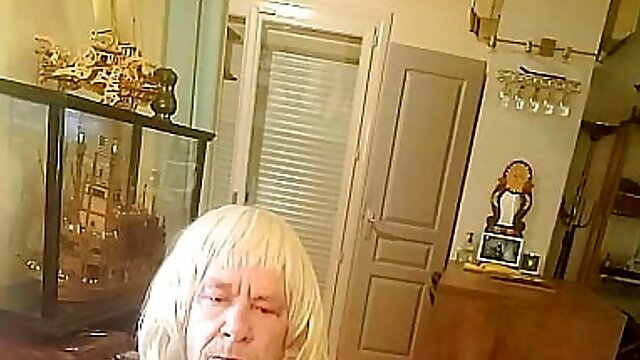 Mature Gay Crossdresser Masturbation