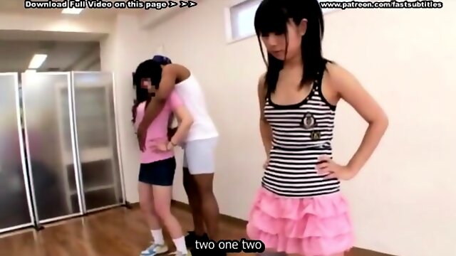 Japanese Dance, Japanese Teacher, Teen Groped, Uniform, Innocent