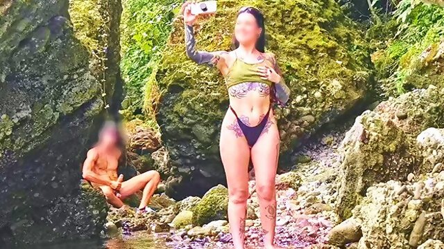 ANAL OUTDOOR ADVENTURE: anal sex with an inked beauty slut