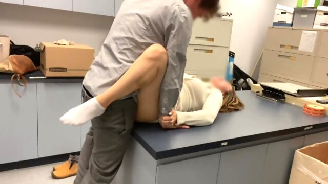 Office Milf gets fucked in storage room