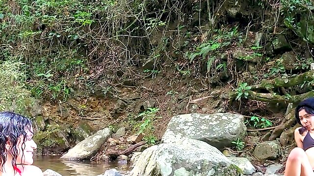 Venezuelan Lesbian, Lesbian In The Woods, Exhibitionist