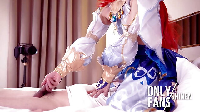 Face Sitting Genshin Impact Nilou Cosplayer, Asian Hentai Cosplay 8