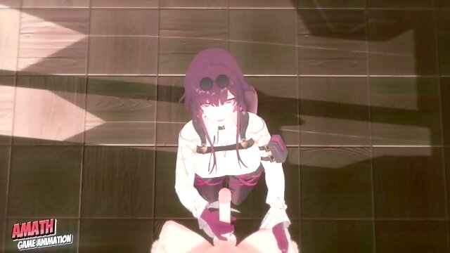 The sensual Kafka shows us her big tits and perverted pussy while cumming