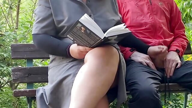 Jewish Milf, Ignored, Public Handjob Jerking, Make Me Jerk, Park Handjob