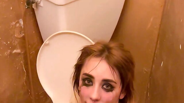 Toilet Face, Face Pissing, Whore Piss, Piss In Mouth Teen, Throated Teen Gag