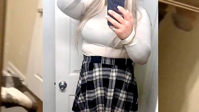 Cute Femboy, Crossdresser, Surprise, Neighbor, Shemale, Caught, Sissy