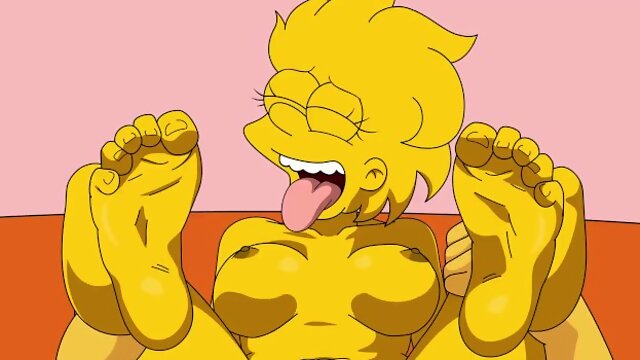 The Simpsons Lisa Full Nelson position Cartoon Porn