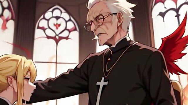 Priest Confession, Satanic, 3D