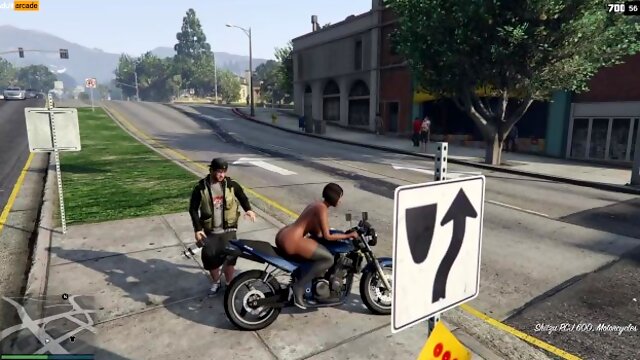 GTA V Nude Mod Installed Game Play [Part 09] GTA 5 Missions Story Mode