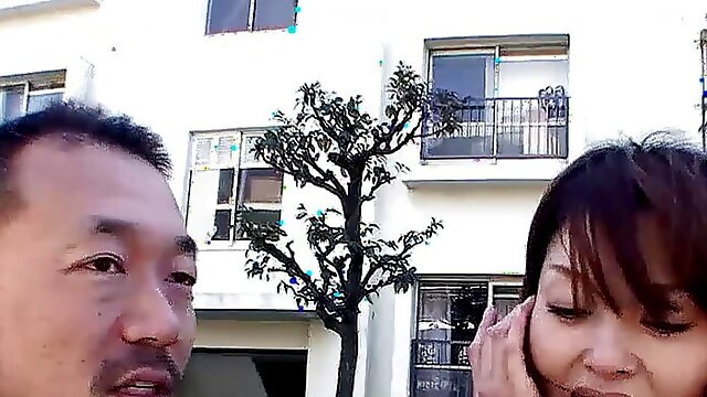 Japanese Wife talk to Creampie Fuck with Ugly Stranger at Pickup Casting in uncensored Porn