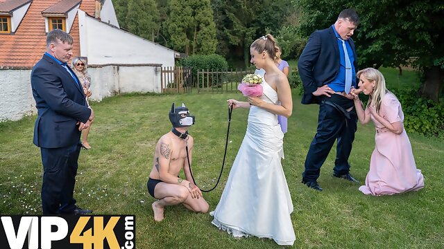 Outdoor Wedding Sex Video, Vip4k, Lenka Sosh, Wedding Bride