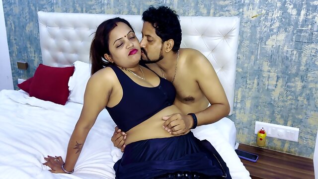 Hot Indian Bhabhi Black Saree Fucked Rough By Husbend Hindi Audio