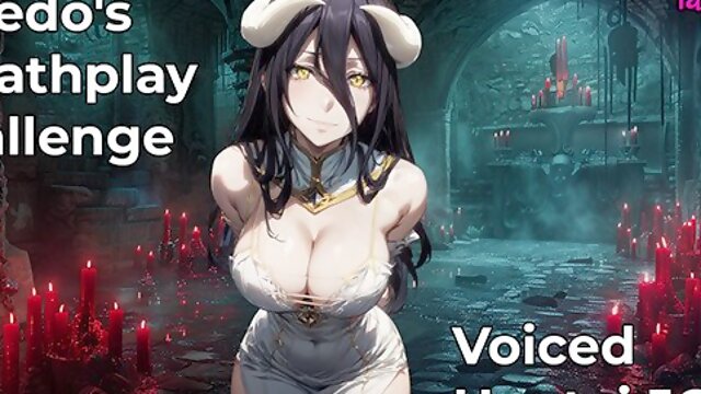 Albedos Hentai Breathplay JOI Challenge [Overlord] (Femdom, Riding, Creampie)