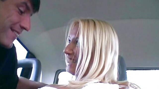 German Gina Blonde, Milf In Car Sex, Picked Up And Fucked