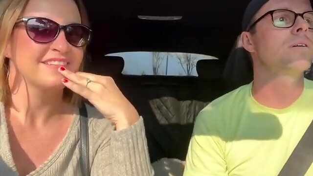 Hairy Car, Amateur Car, Hairy Stepmom And Stepson